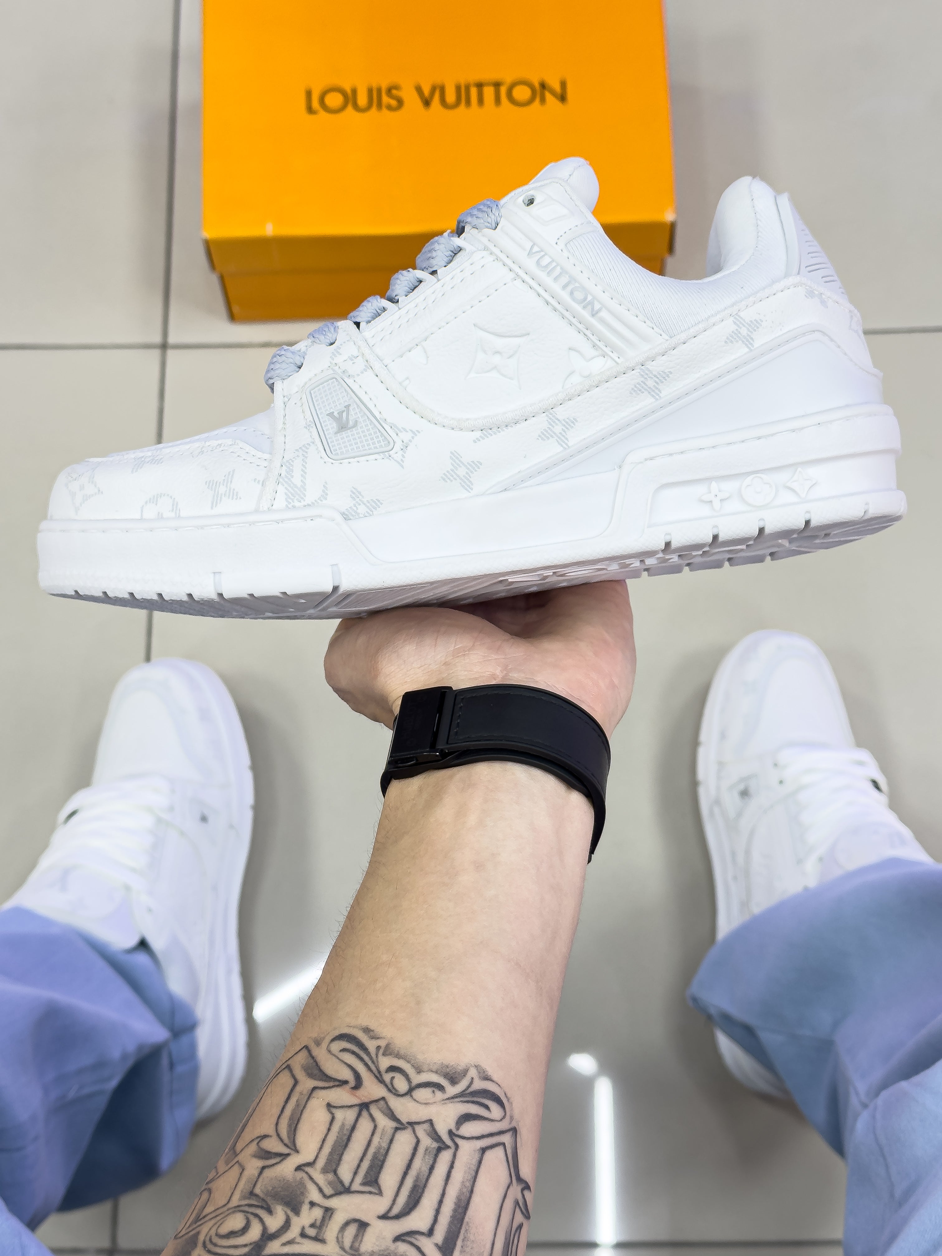 LV Trainer Branco premium – Tenis Mogi