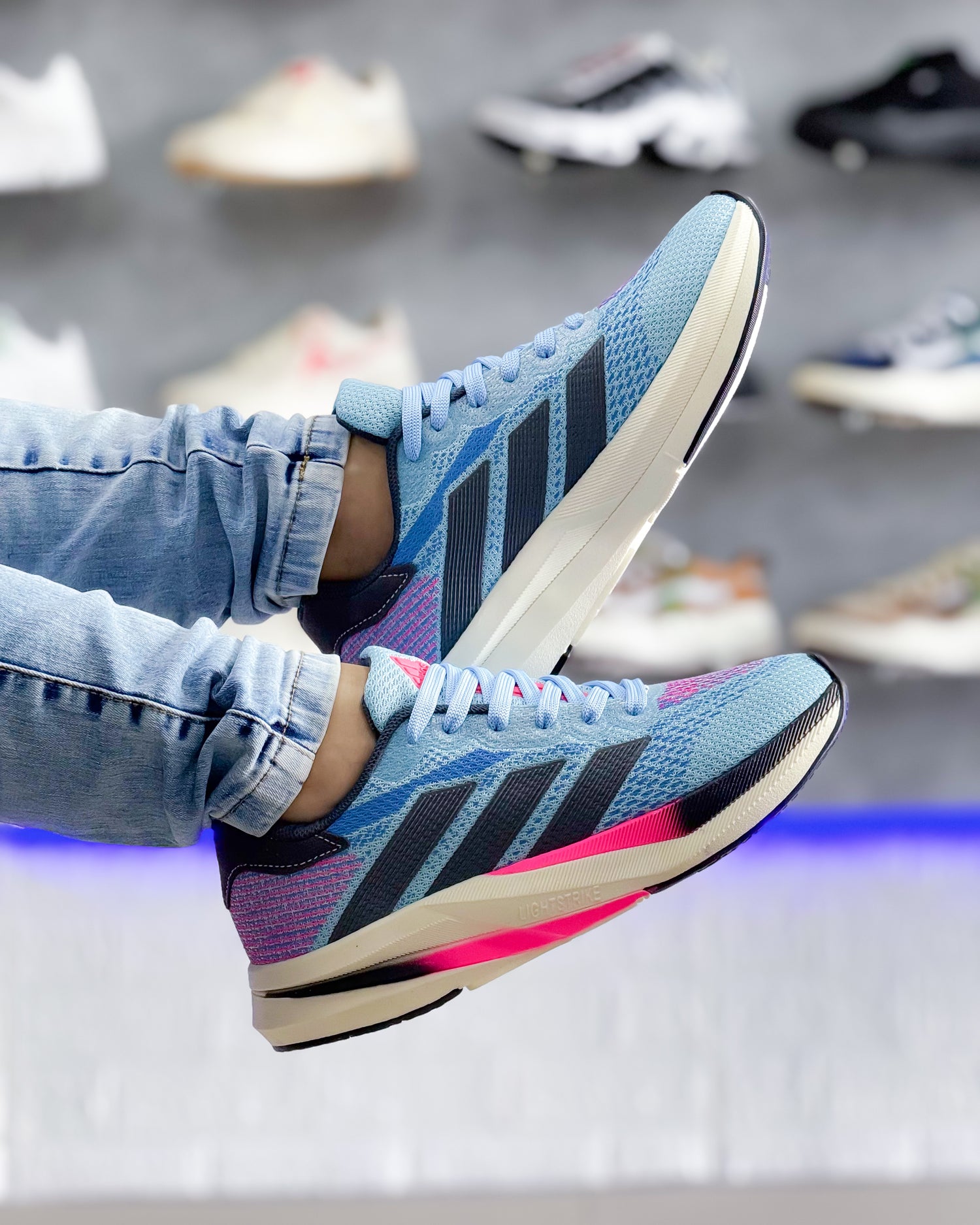 Adizero Duramo Azul Bebê Premium