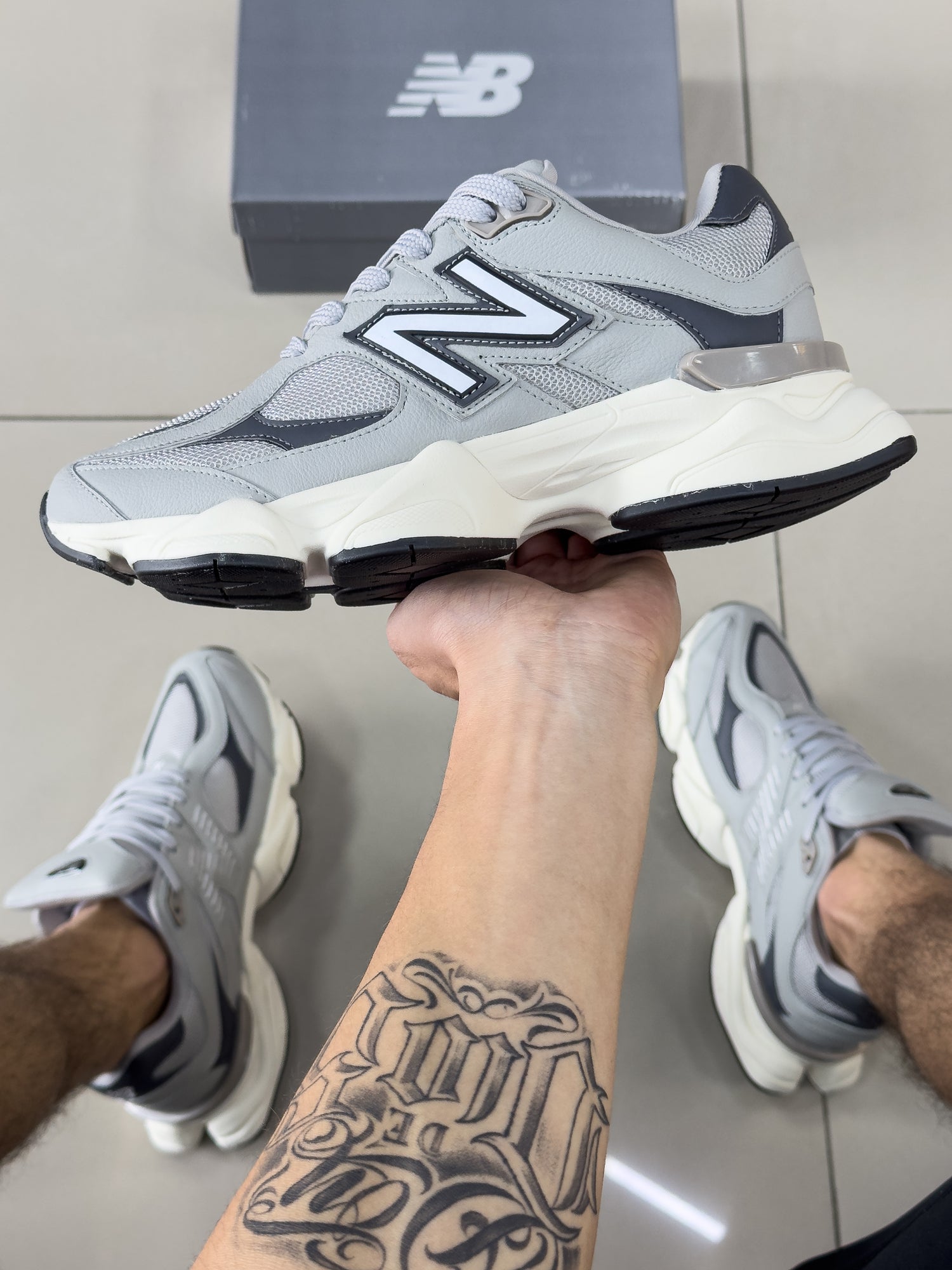 NB 9060 Cinza/Grafite Premium