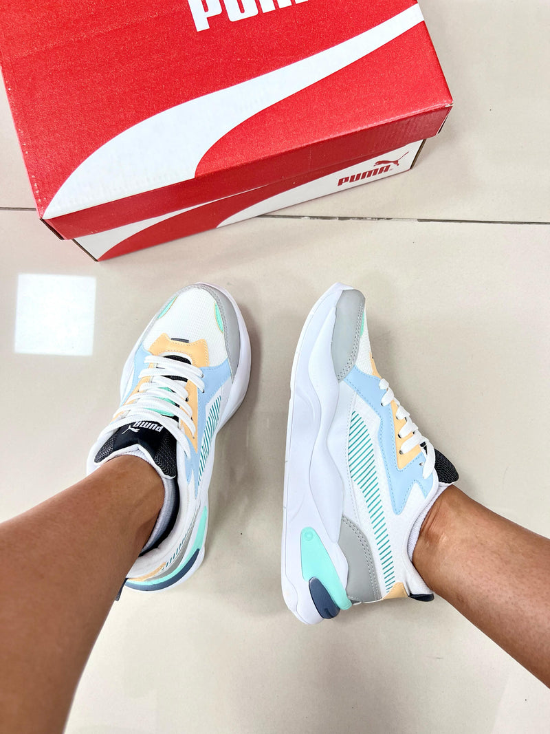 X-Ray 2 Branco/Creme/Azul Premium