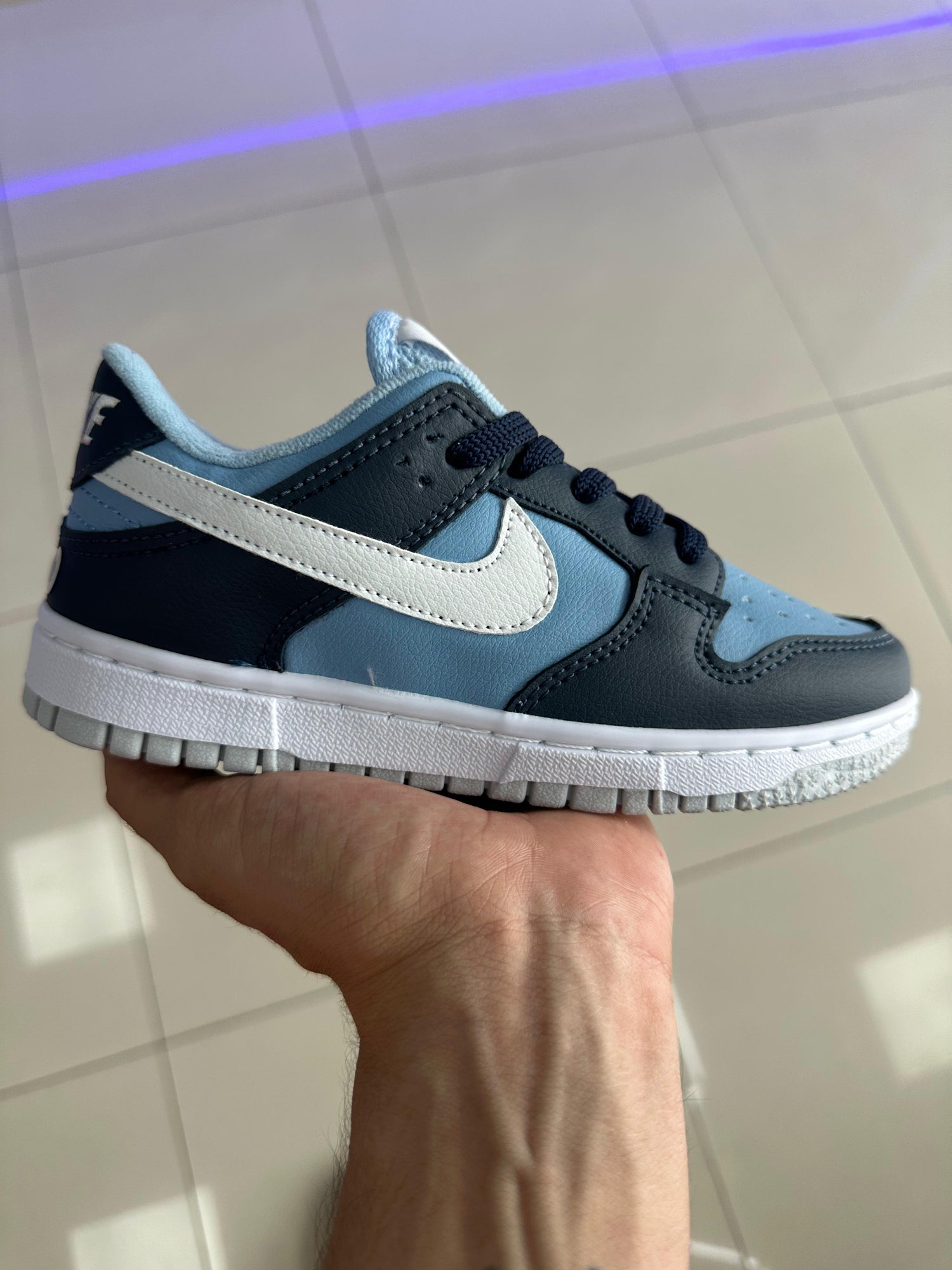 Dunk Low Azul Royal Infantil