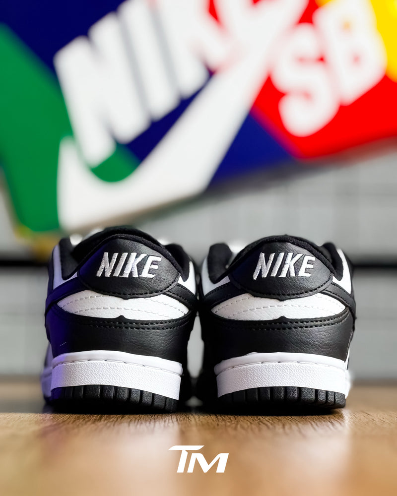 Dunk Low Branco/Preto Infantil