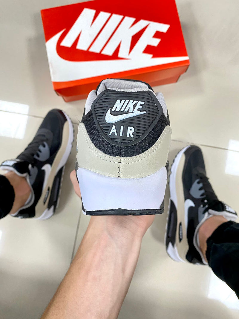 Air Max 90 Grafite/Bege