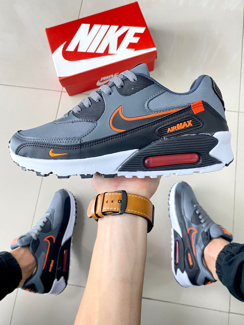 Air Max 90 Grafite/Laranja