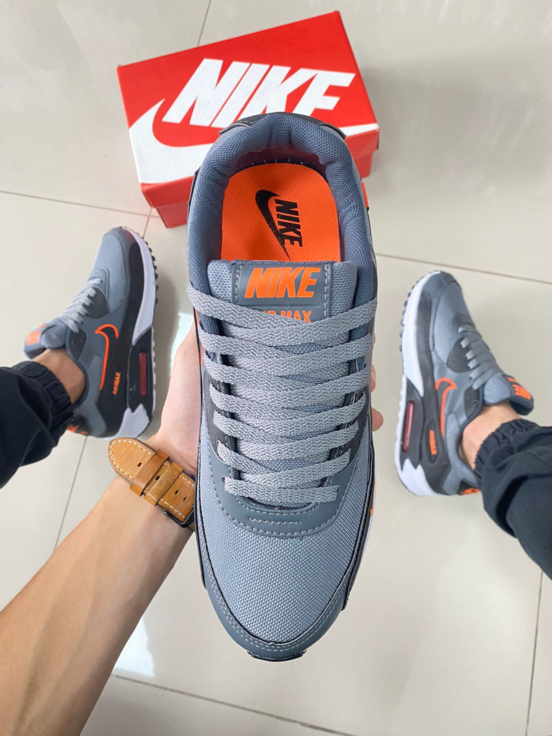 Air Max 90 Grafite/Laranja