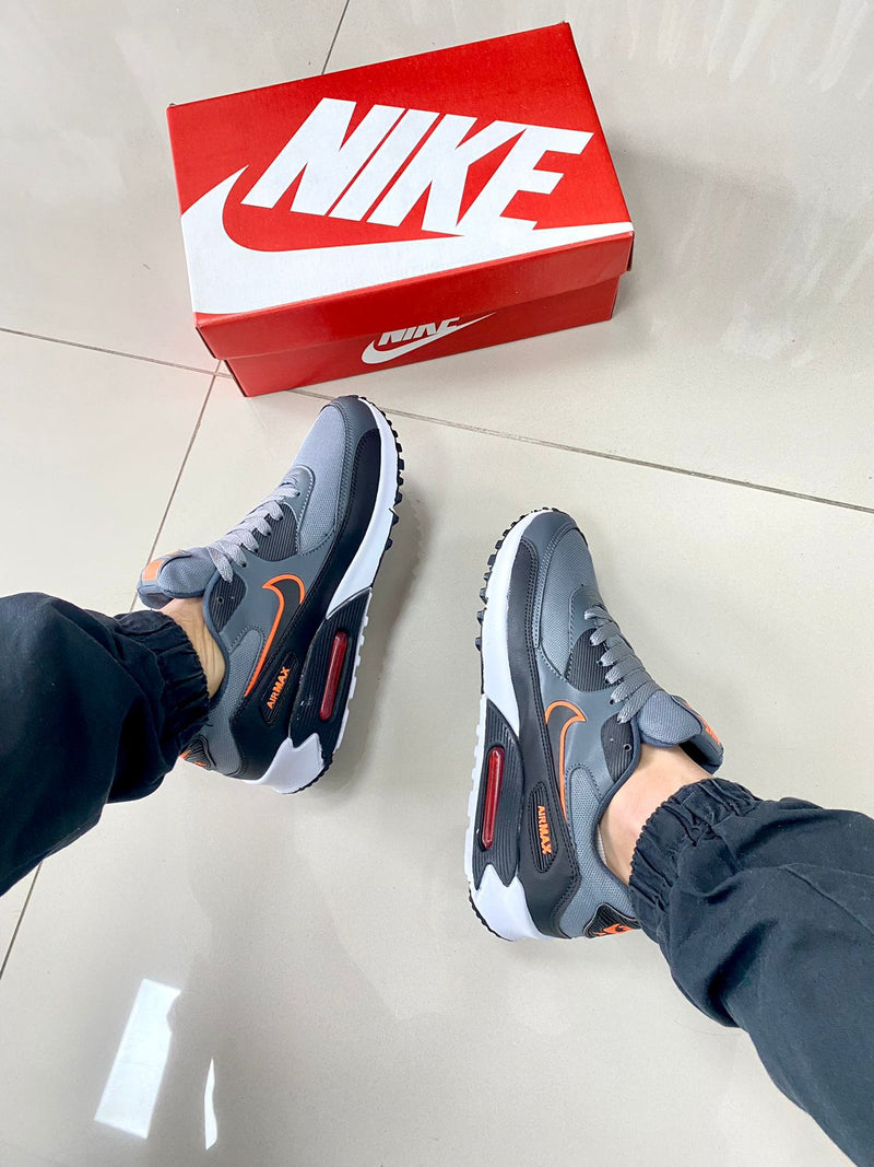 Air Max 90 Grafite/Laranja
