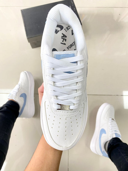 Air Force 1 Branco/Azul Celeste Premium