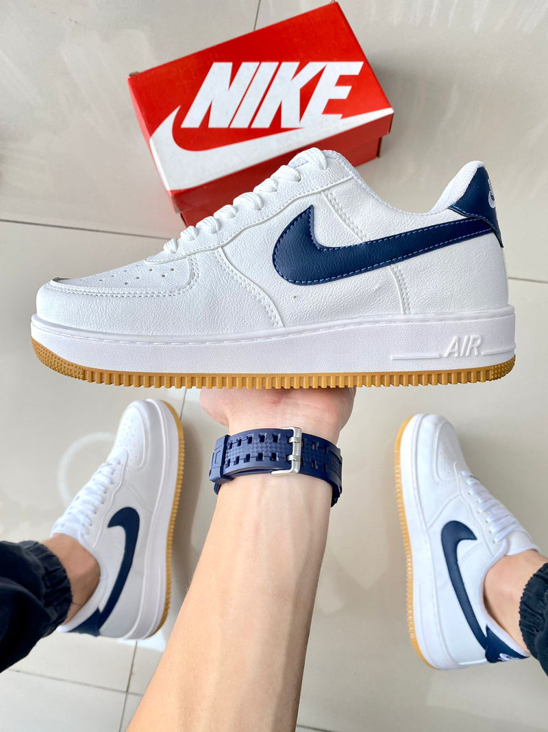 Air Force 1 Branco/Marinho Premium