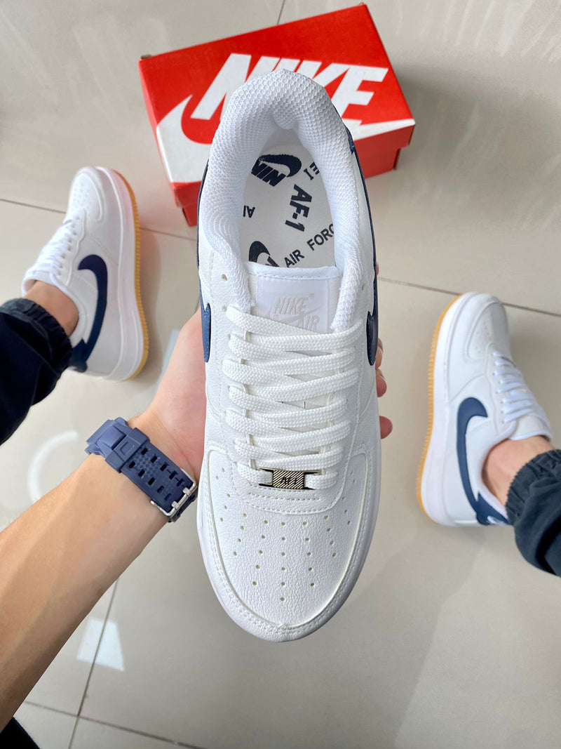 Air Force 1 Branco/Marinho Premium