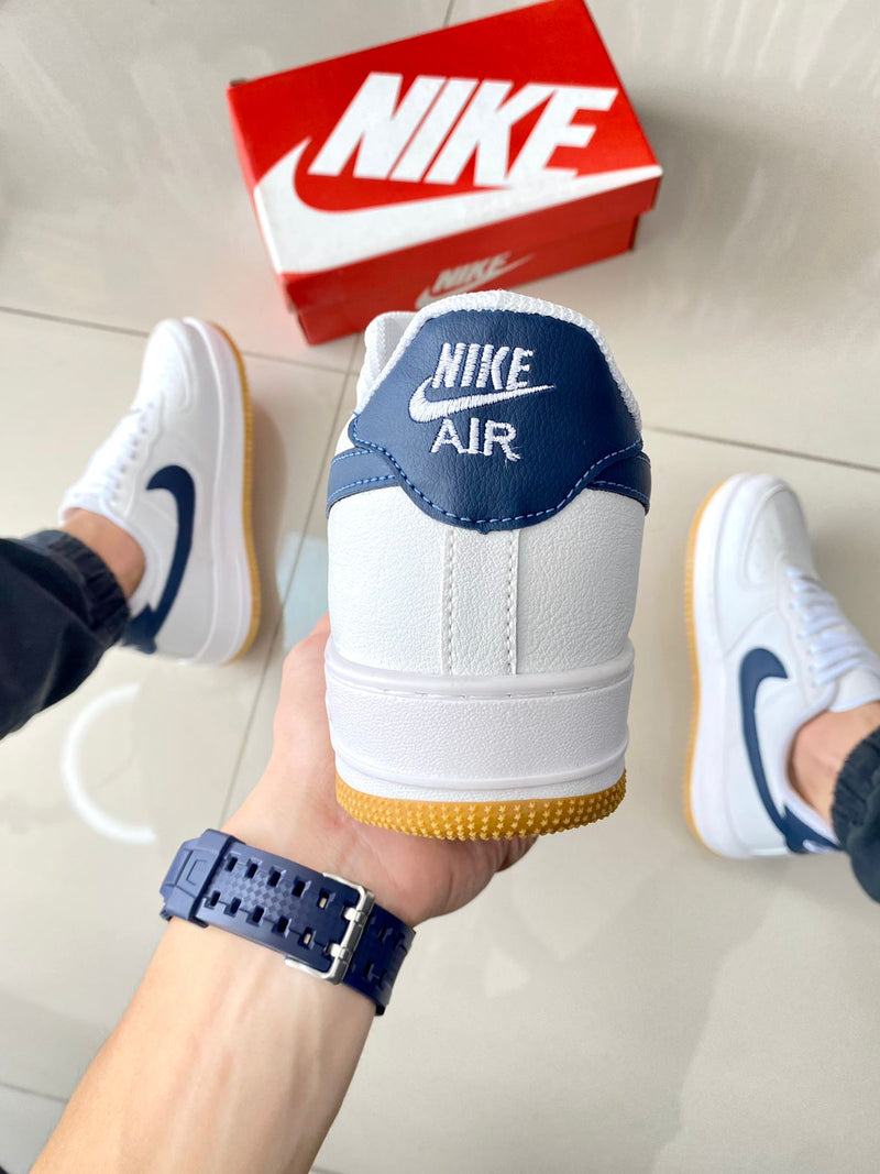 Air Force 1 Branco/Marinho Premium