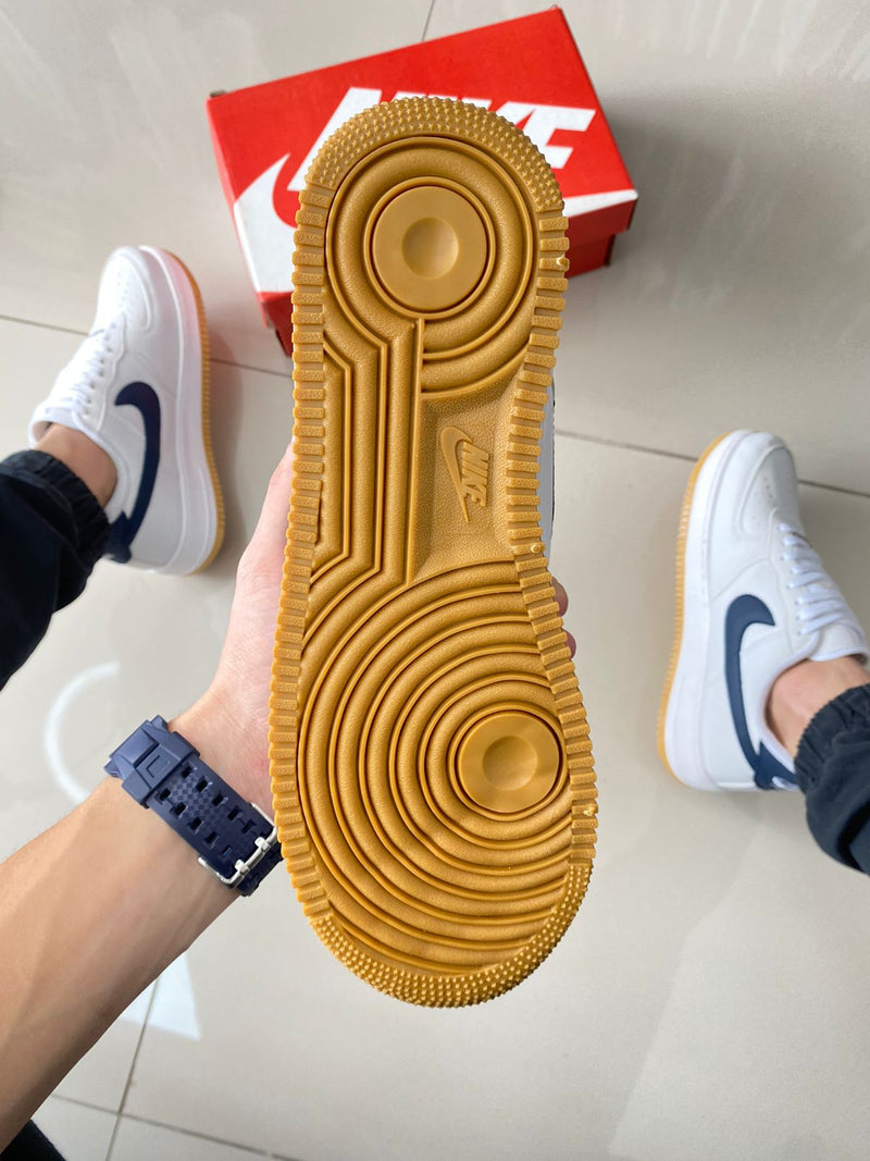 Air Force 1 Branco/Marinho Premium