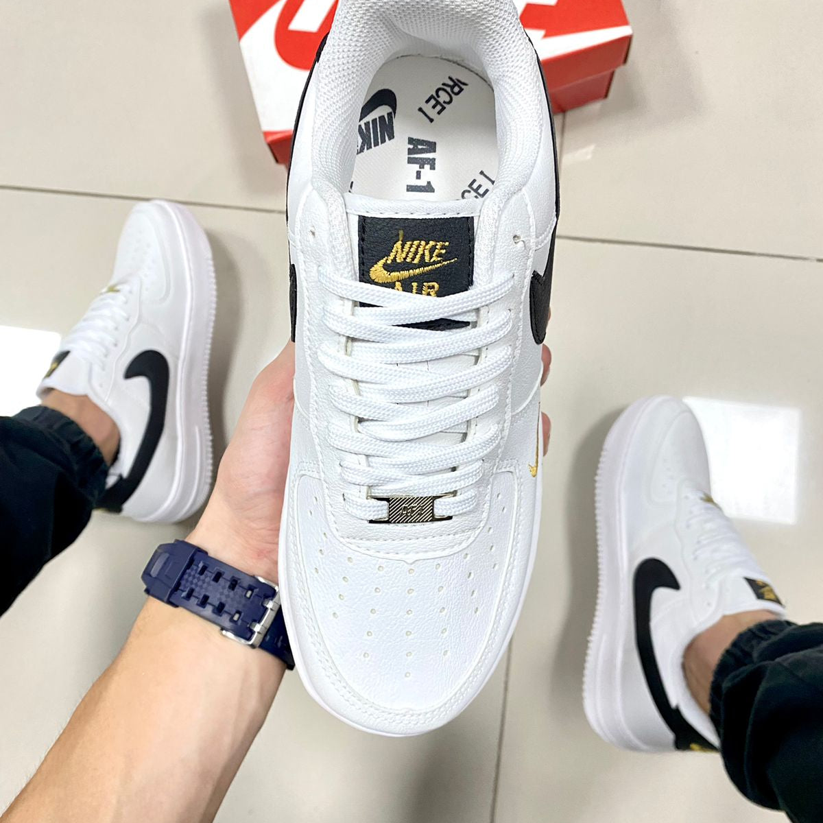 Air Force 1 Branco/Preto