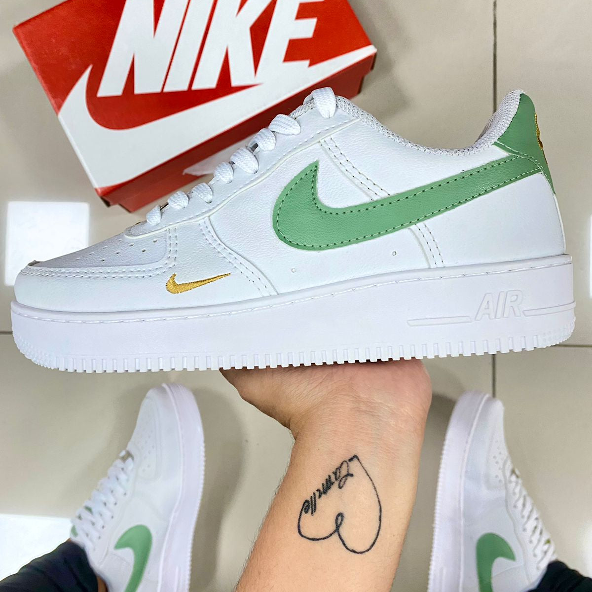 Air Force 1 Branco/Verde