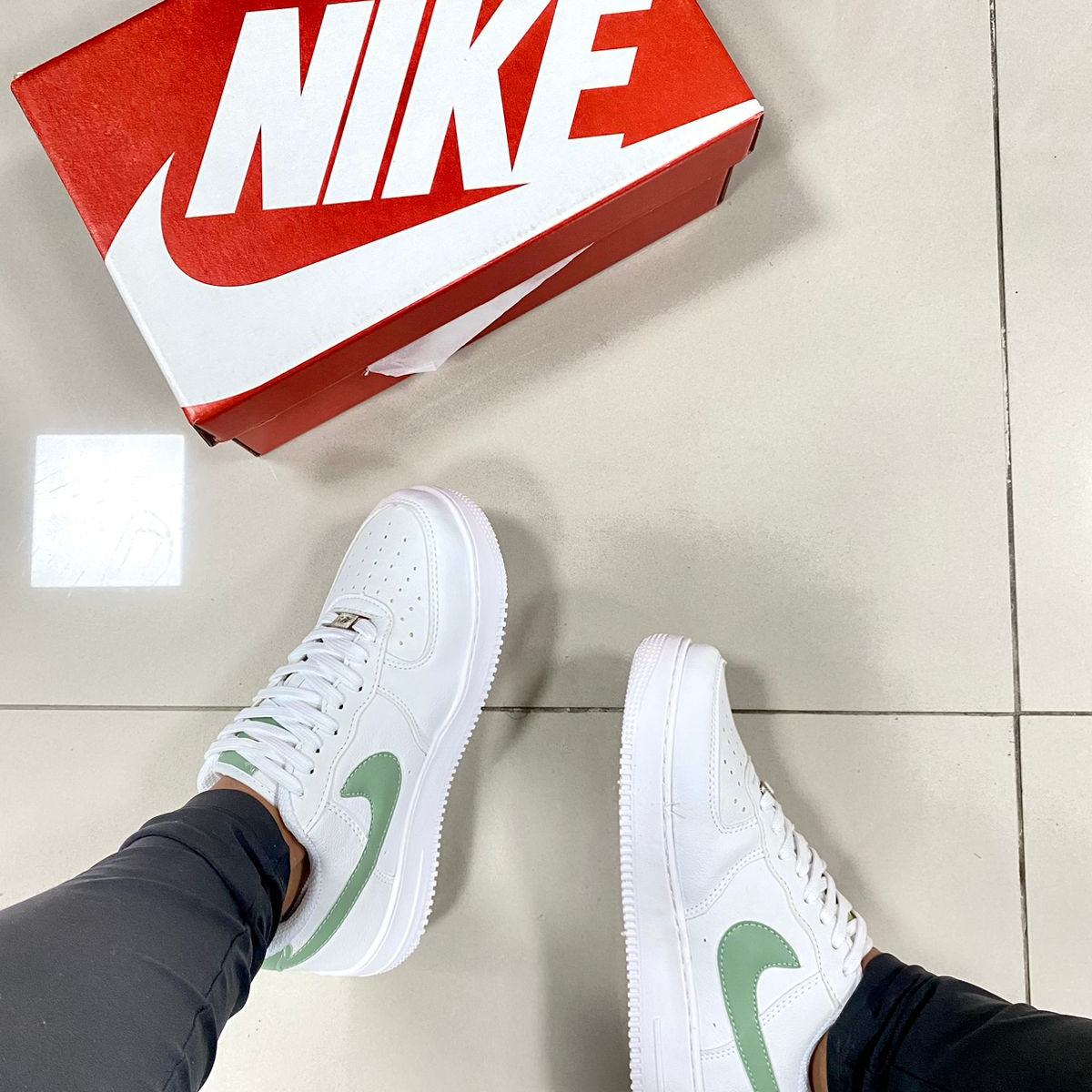 Air Force 1 Branco/Verde