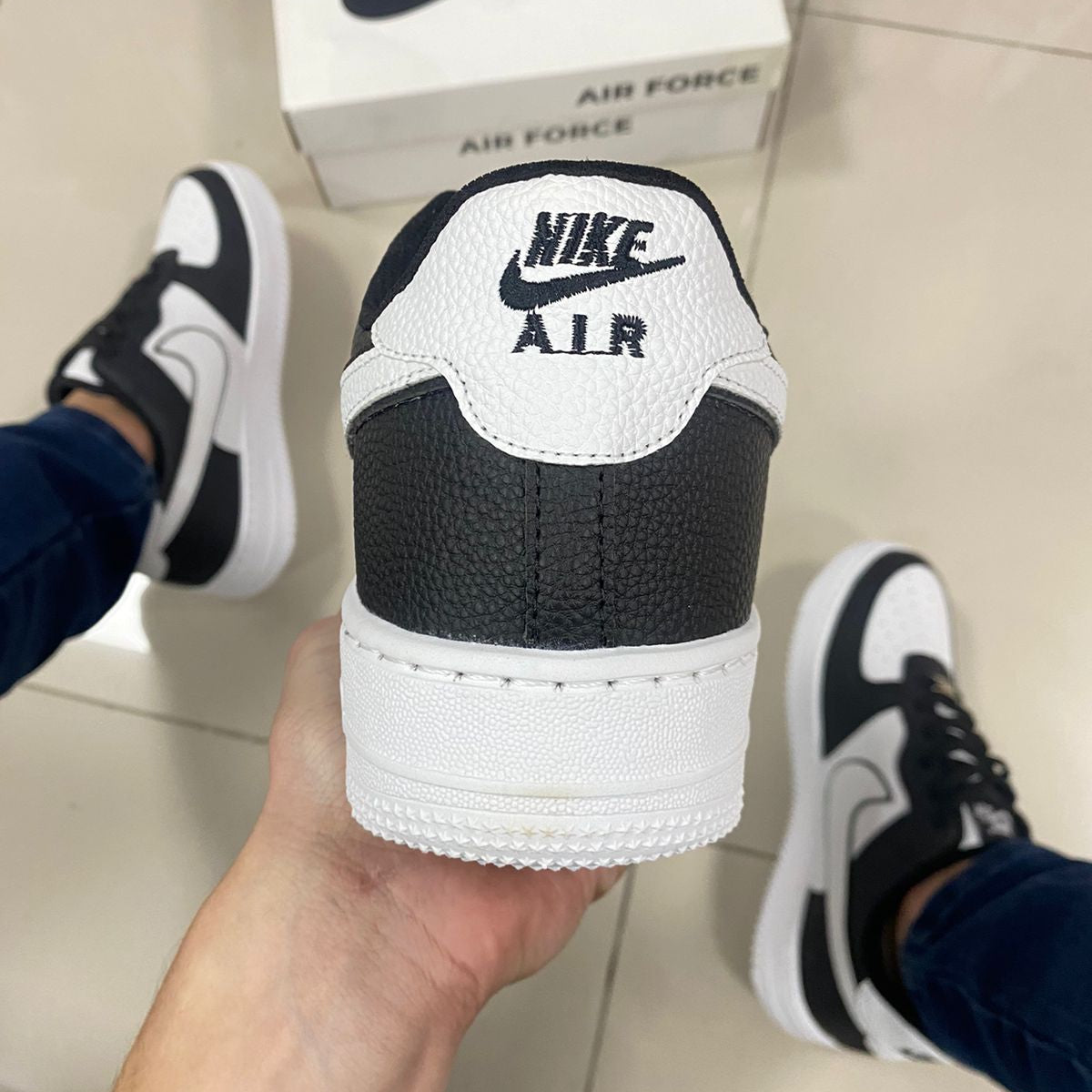 Air Force 1 Preto/Branco Premium