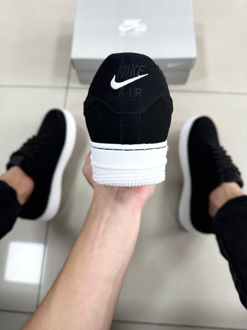 Air Force 1 Preto Nobuck Premium