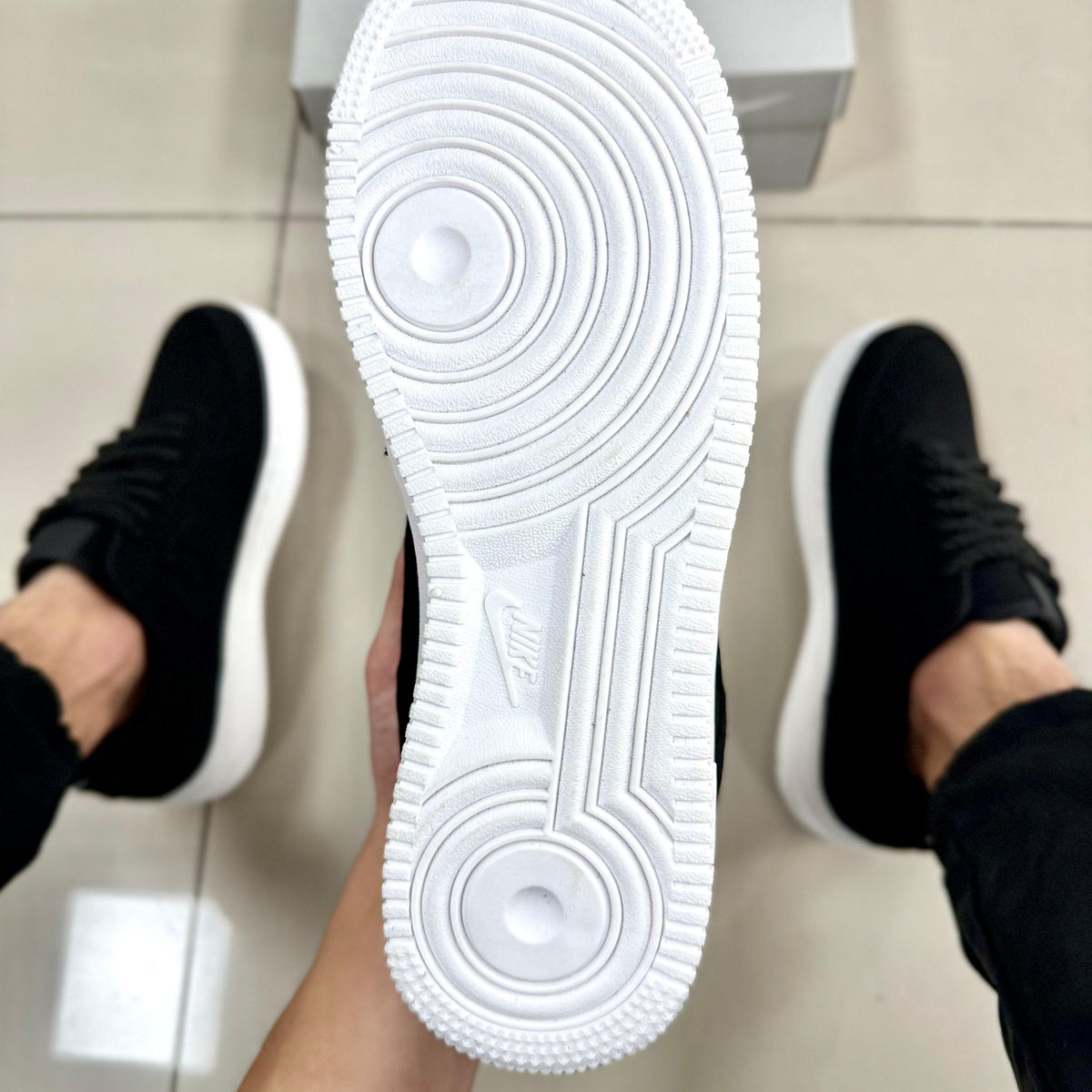 Air Force 1 Preto Nobuck Premium