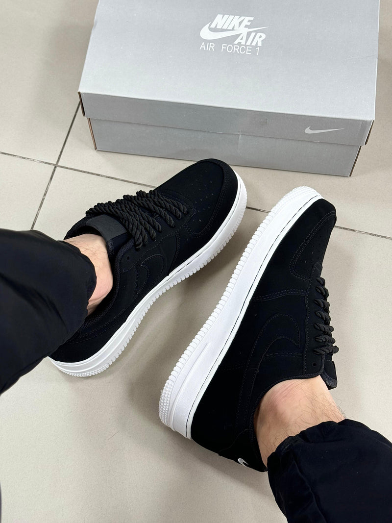 Air Force 1 Preto Nobuck Premium
