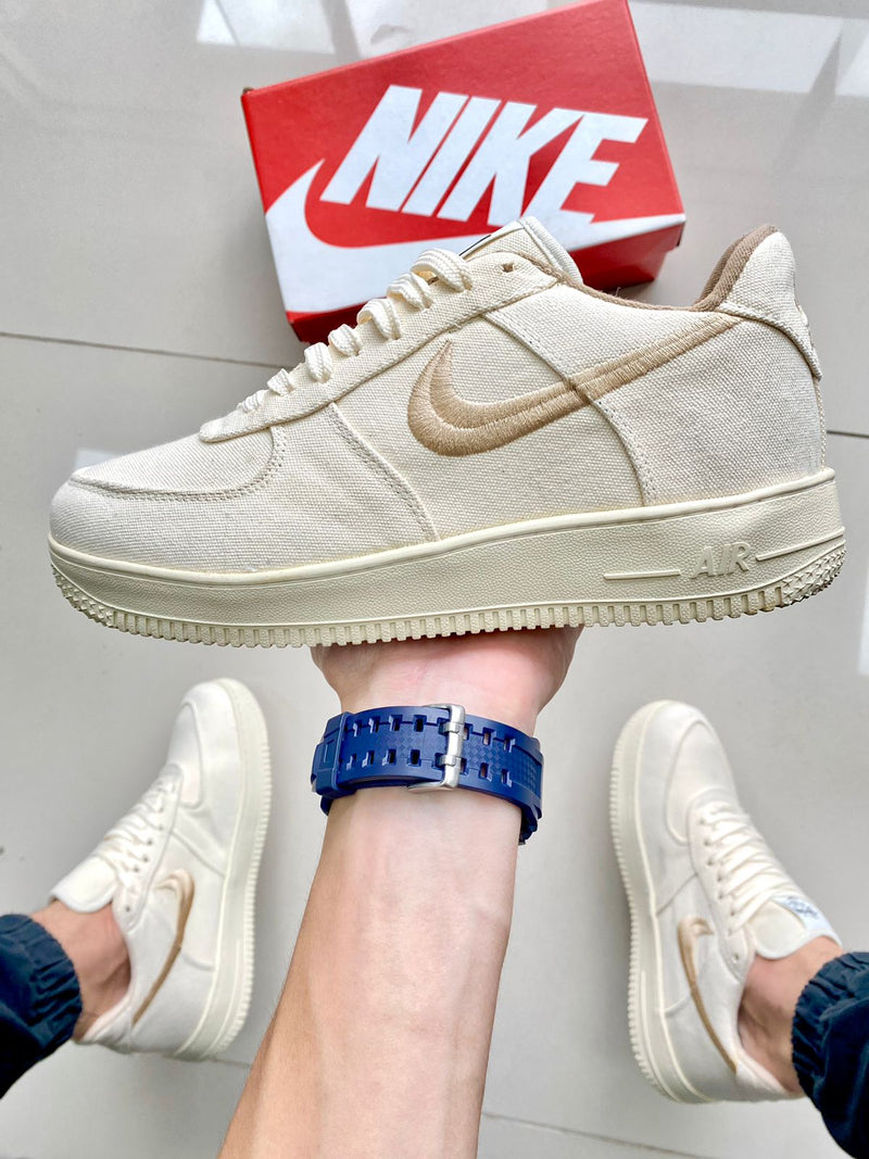 Air Force 1 Stussy Bege Premium