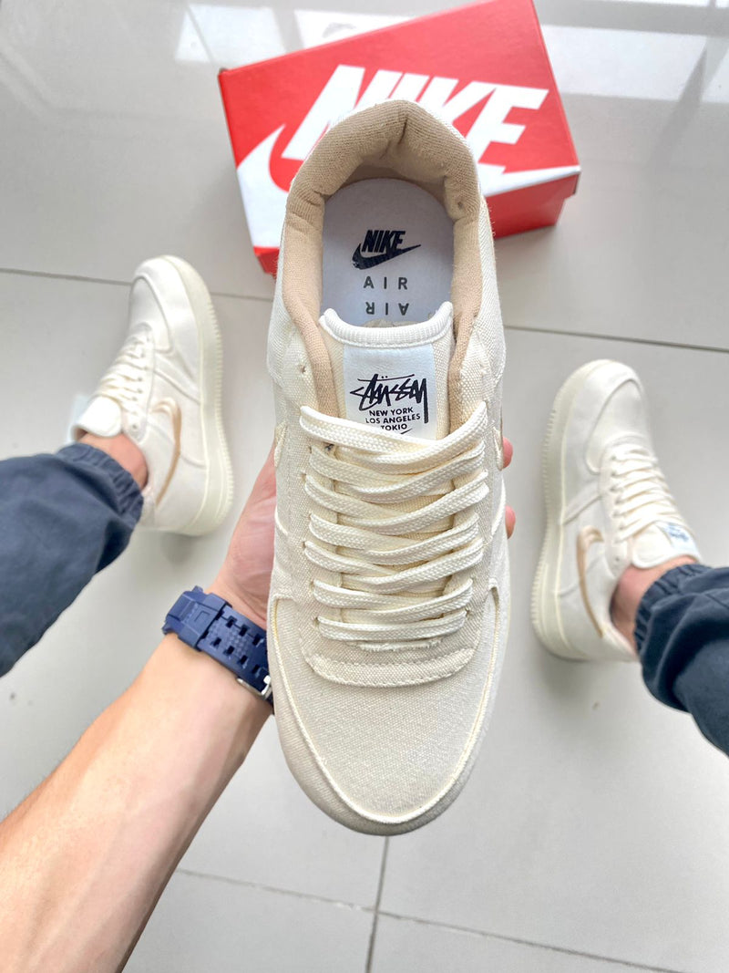 Air Force 1 Stussy Bege Premium