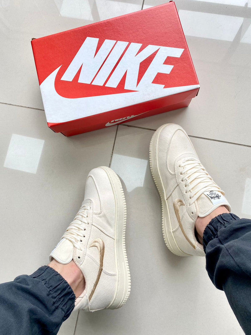 Air Force 1 Stussy Bege Premium