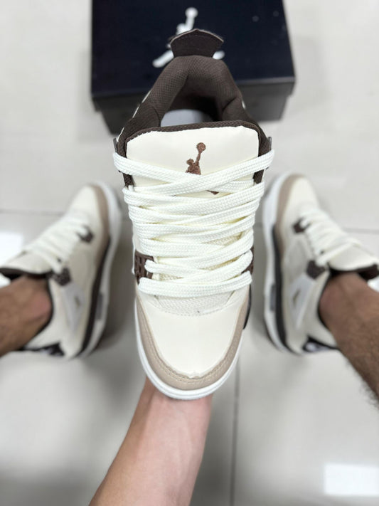 Air Jordan 4 Bege/Marrom Premium