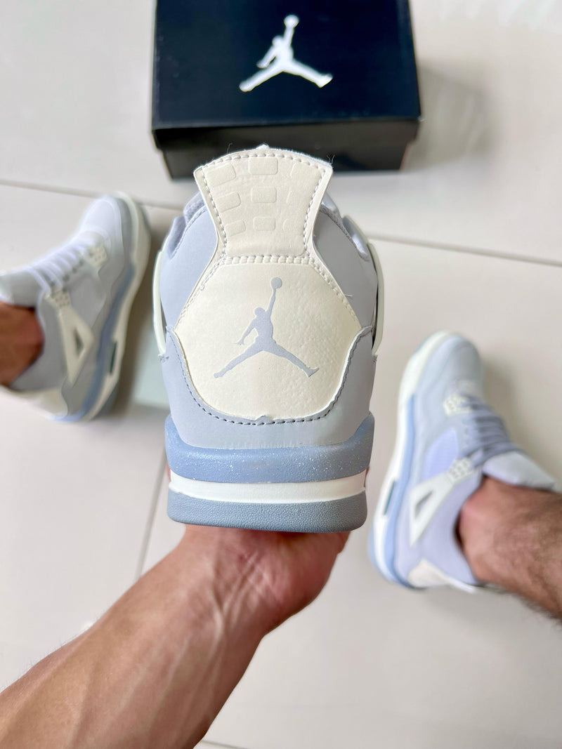 Air Jordan 4 Cinza/Off White Premium