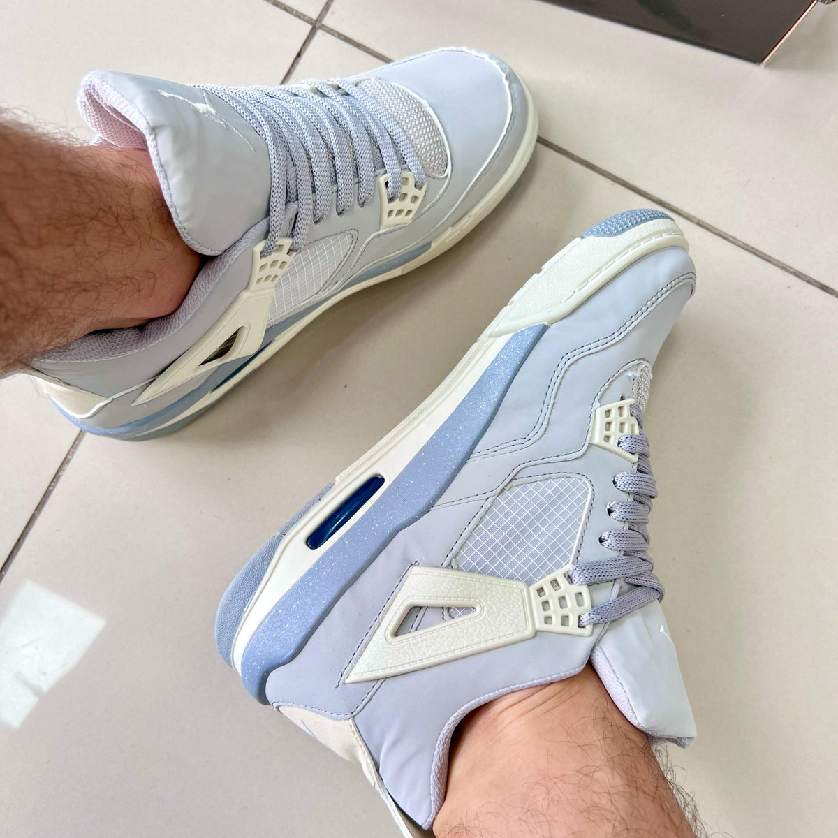Air Jordan 4 Cinza/Off White Premium
