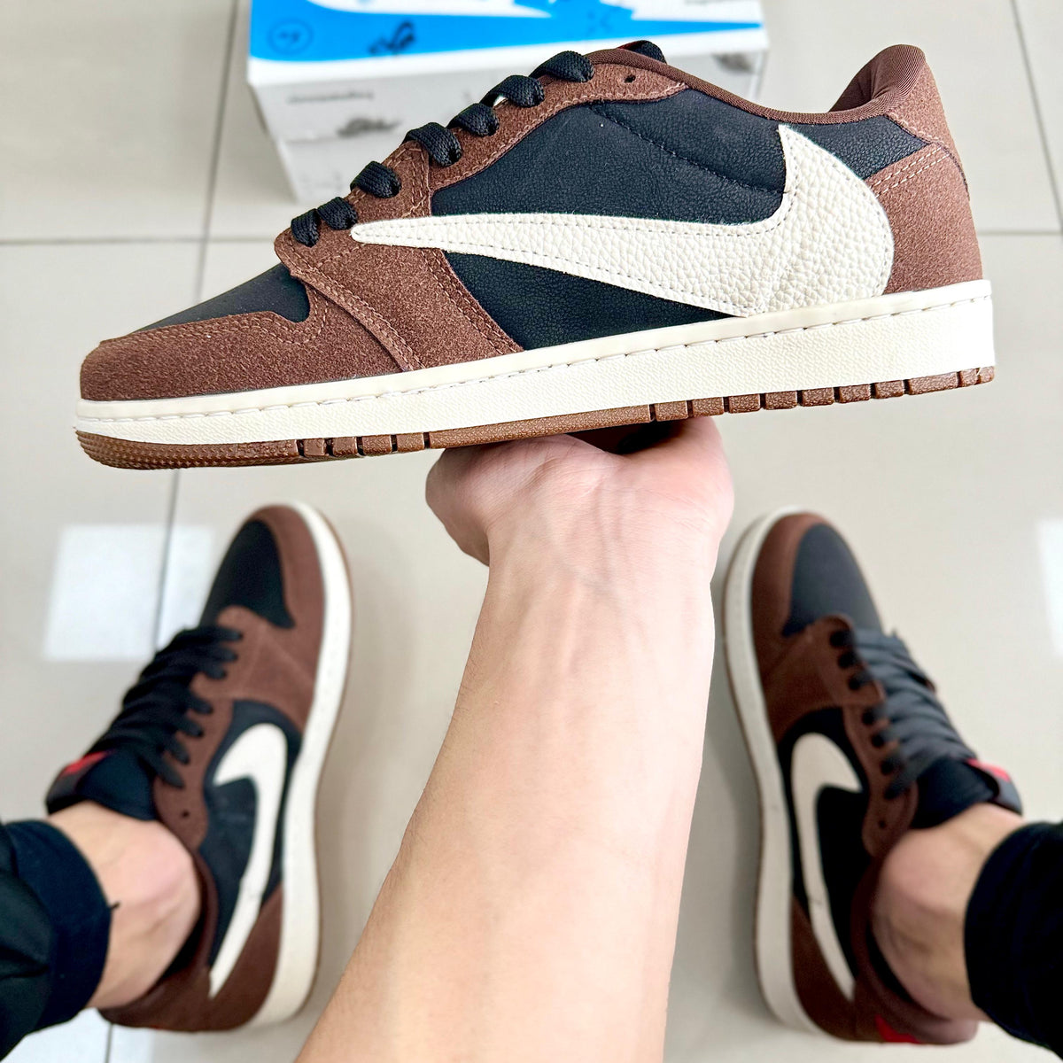 Air Jordan Low Travis Dark Mocha Premium
