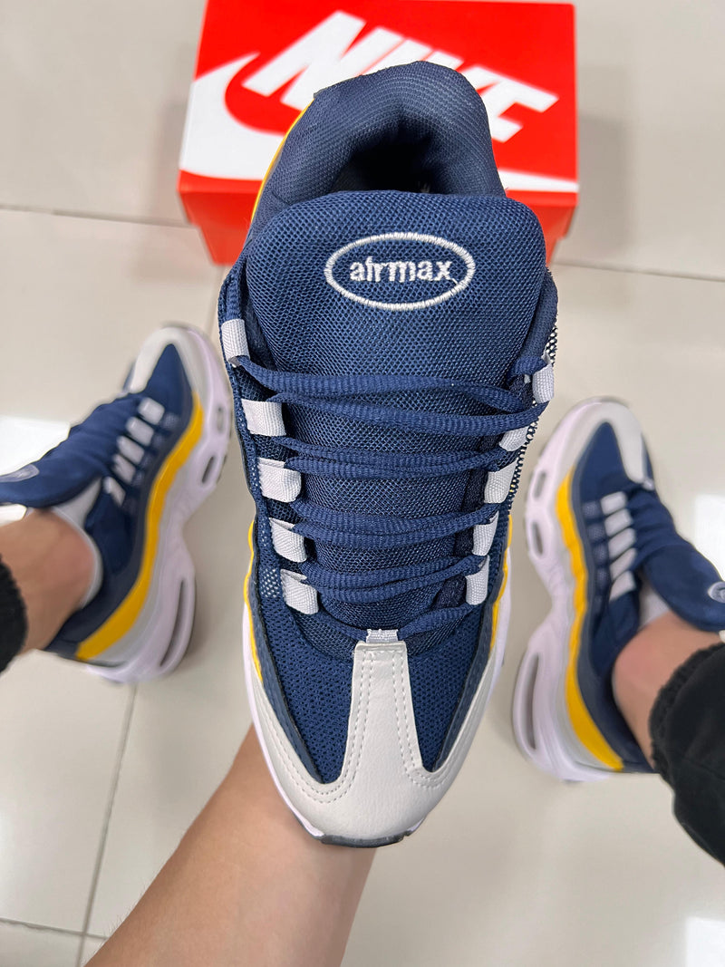 Air Max 95 Amarelo/Cinza/Azul