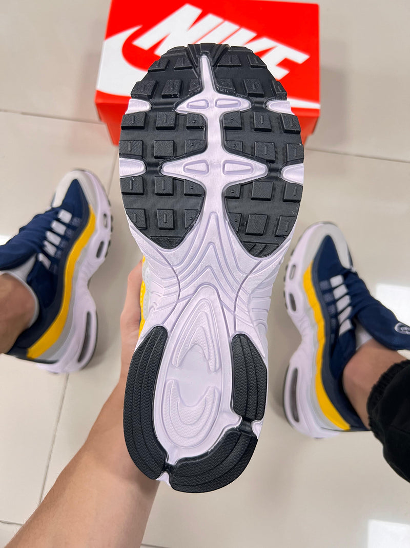 Air Max 95 Amarelo/Cinza/Azul