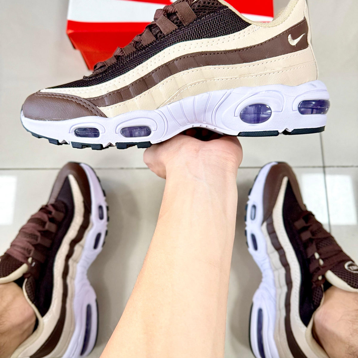 Air Max 95 Bege/Marrom