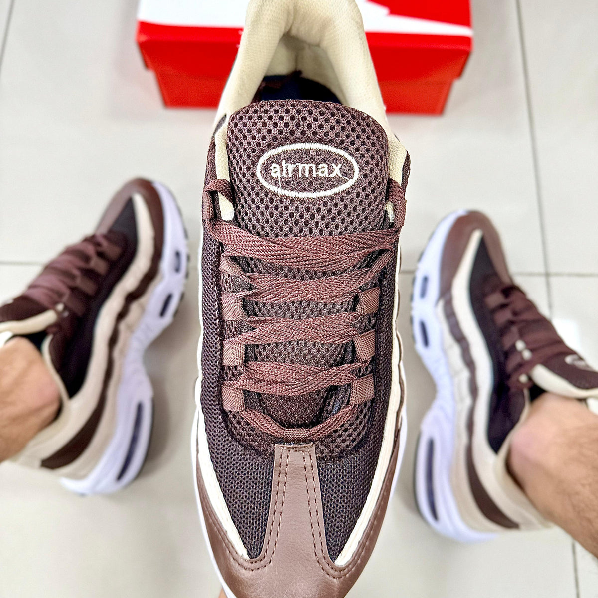 Air Max 95 Bege/Marrom