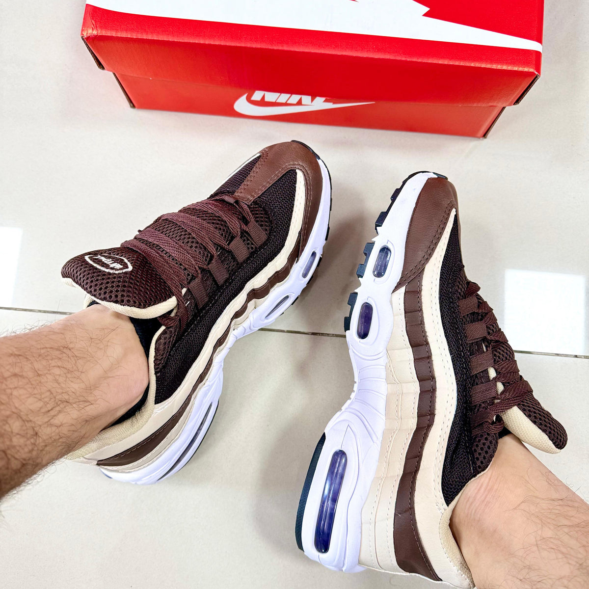 Air Max 95 Bege/Marrom