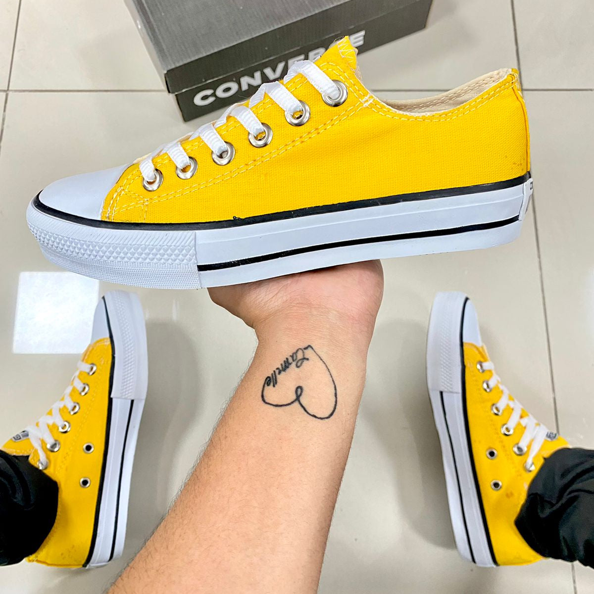 All Star Lona Amarelo