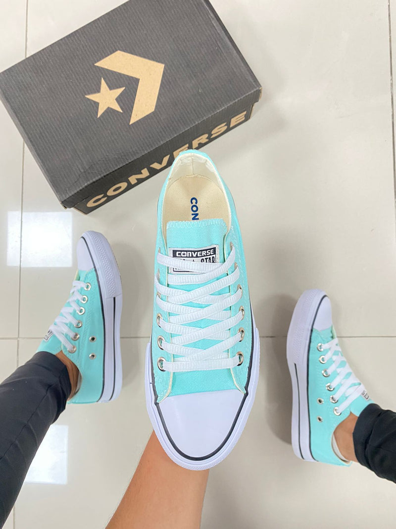 All Star Lona Verde Água