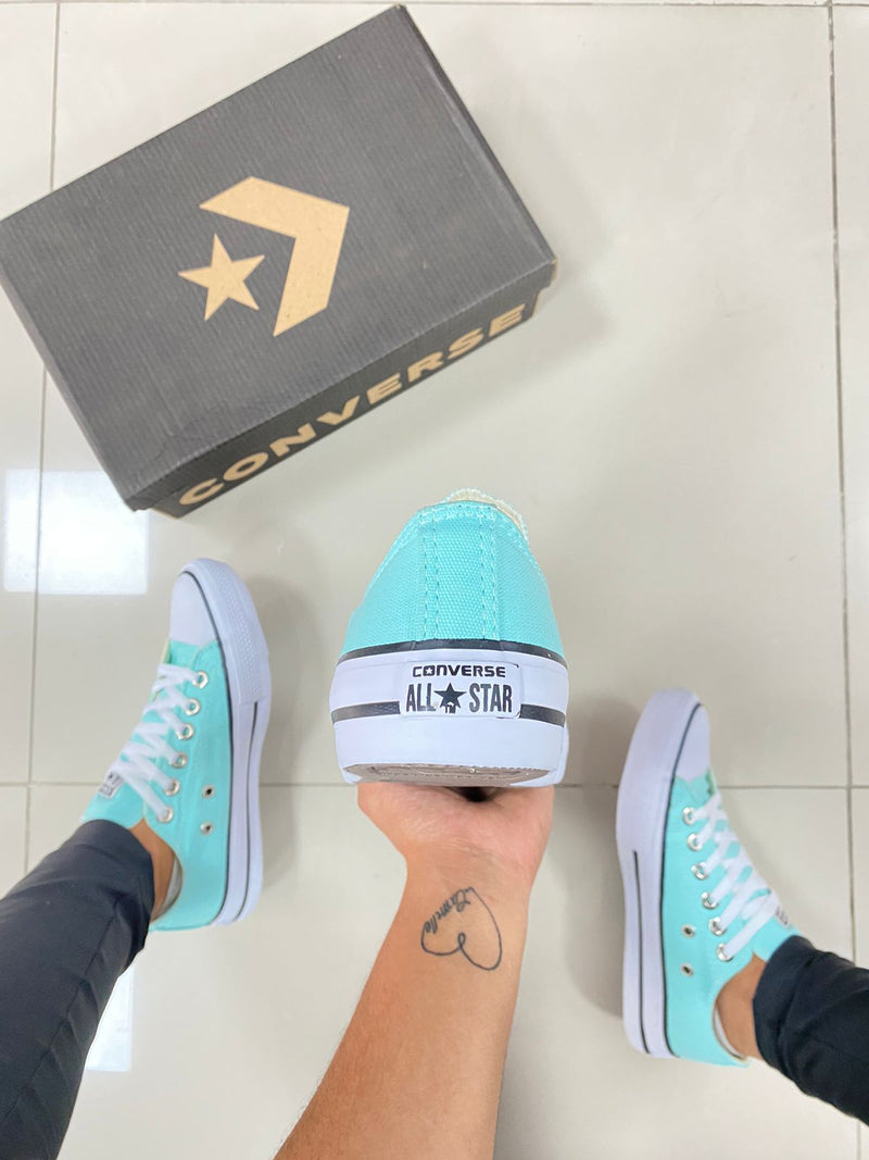 All Star Lona Verde Água