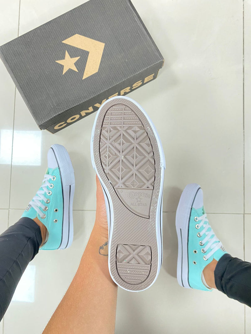 All Star Lona Verde Água