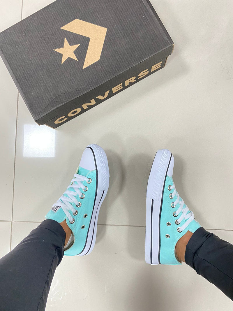 All Star Lona Verde Água