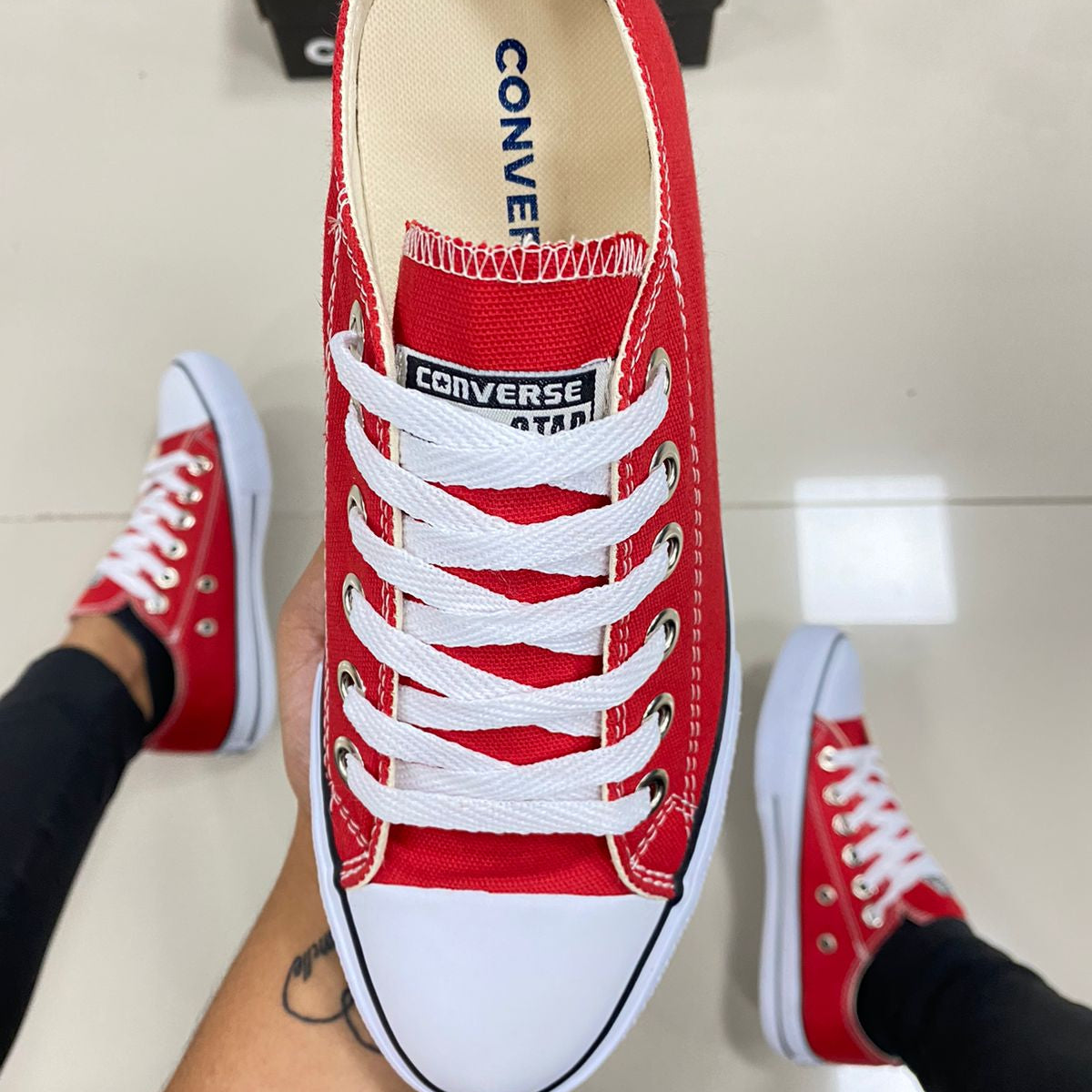 All Star Lona Vermelho
