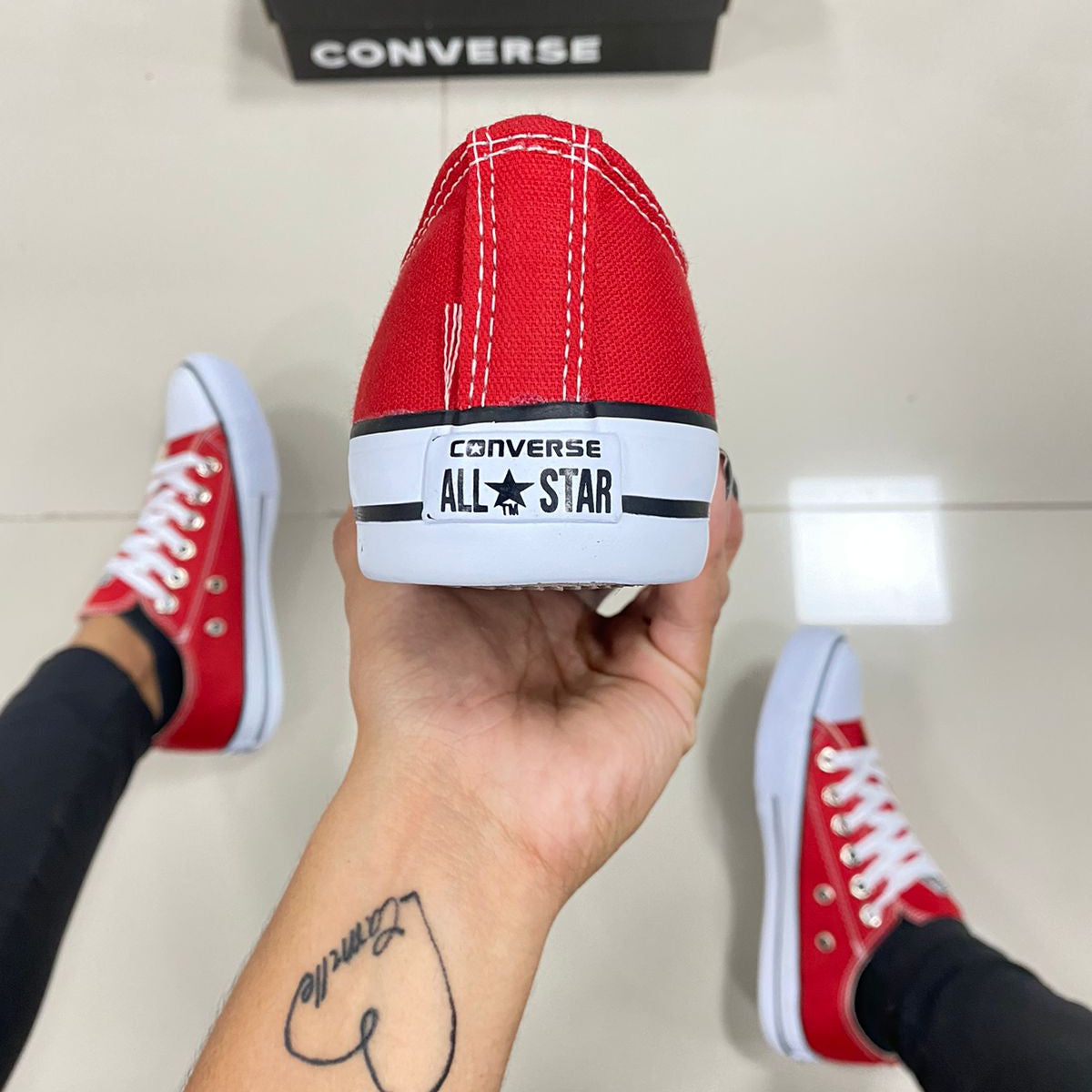 All Star Lona Vermelho