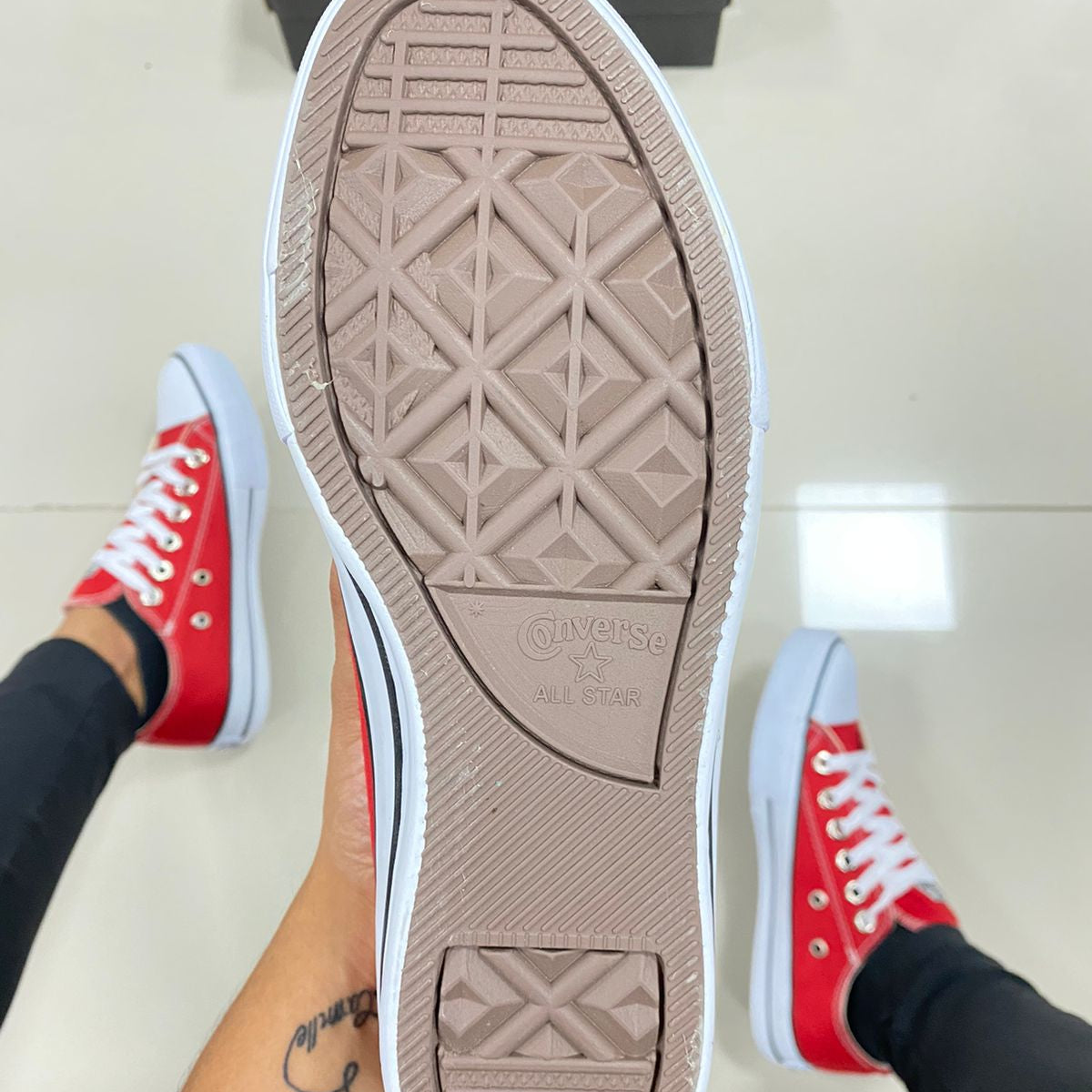All Star Lona Vermelho