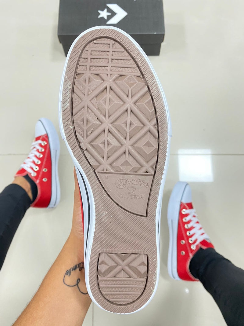 All Star Lona Vermelho