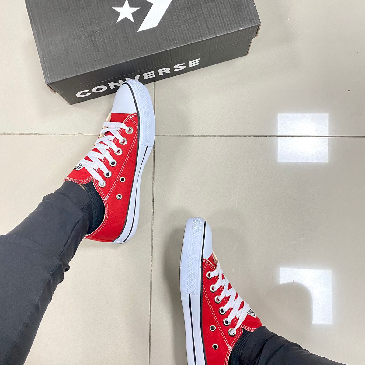 All Star Lona Vermelho