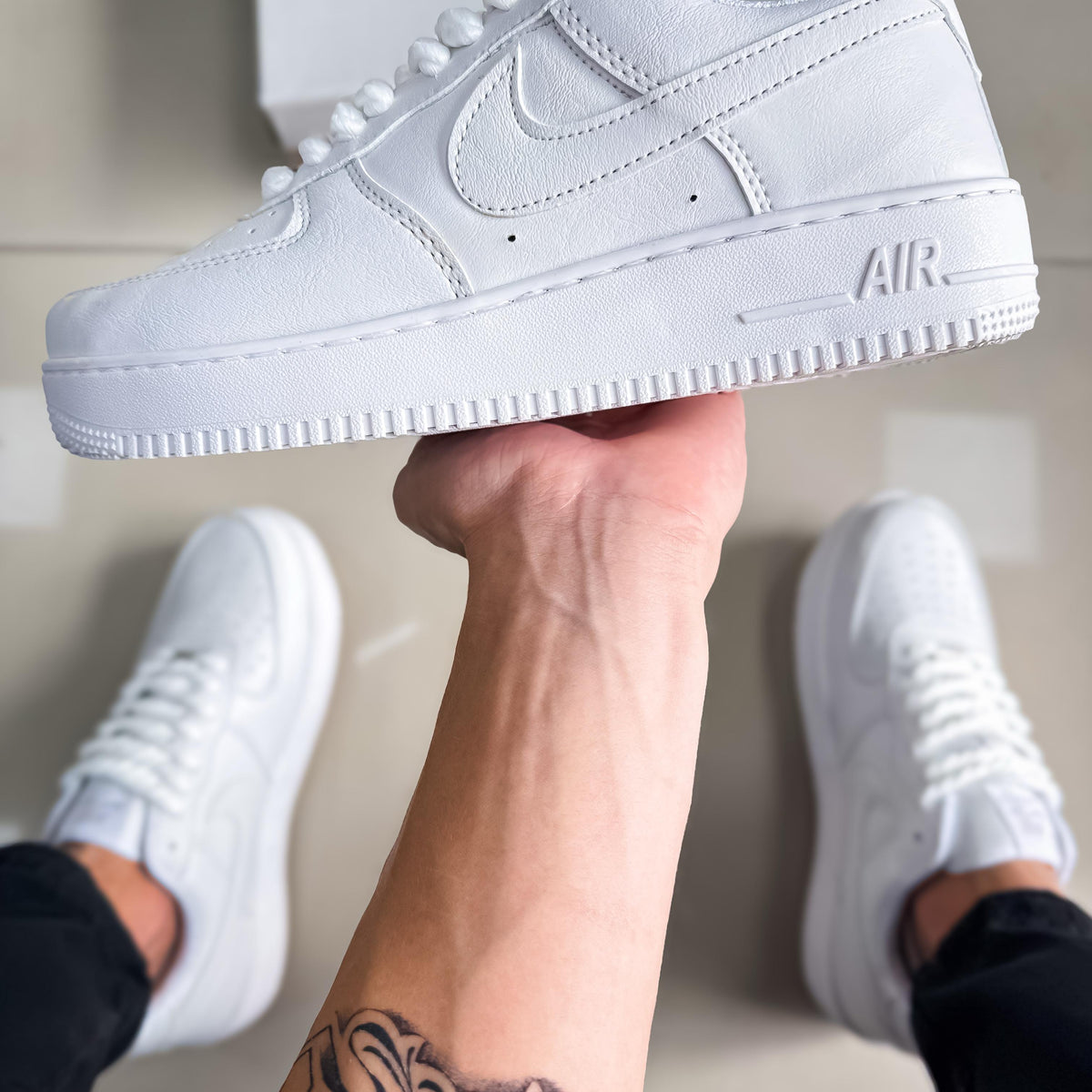 Air Force 1 Branco Nobuck Premium
