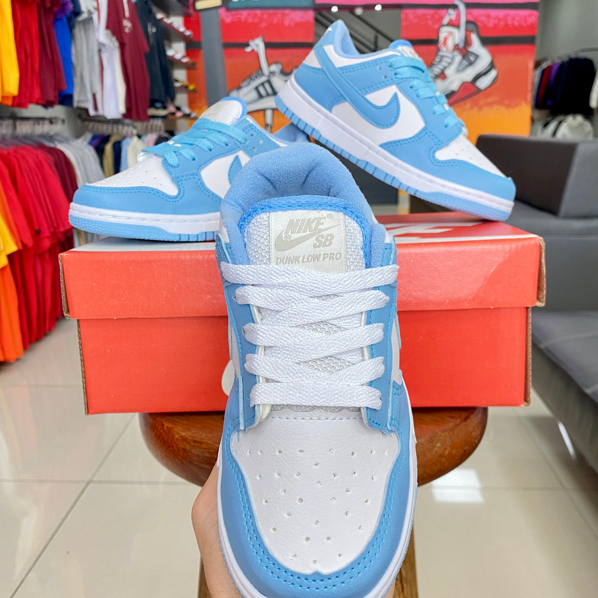Dunk Low Azul Pastel Infantil