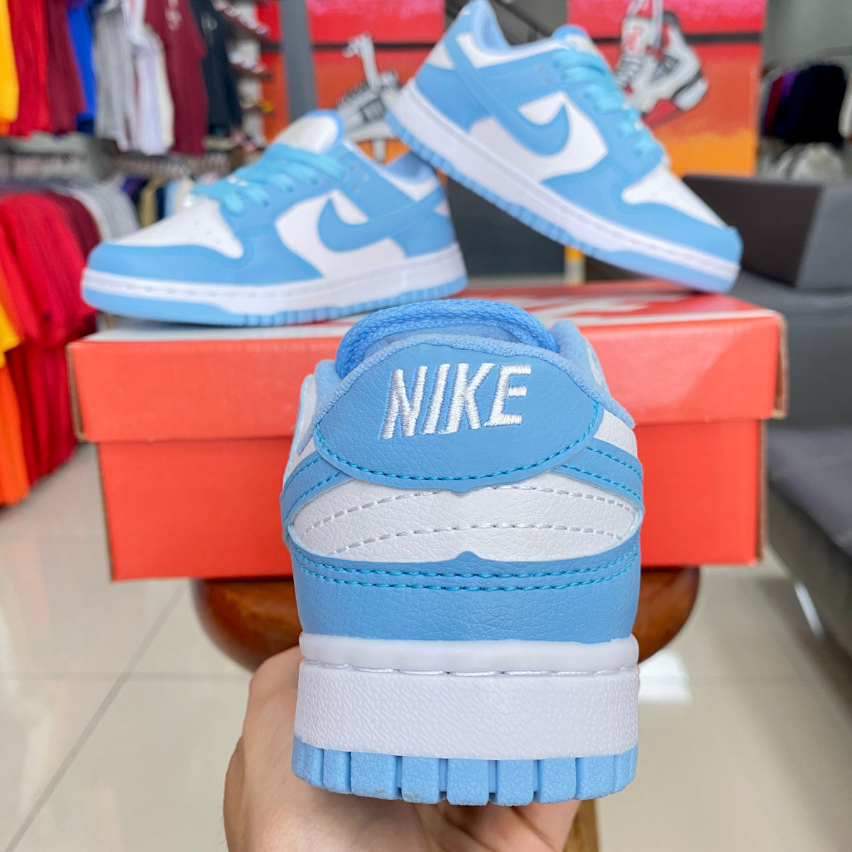 Dunk Low Azul Pastel Infantil