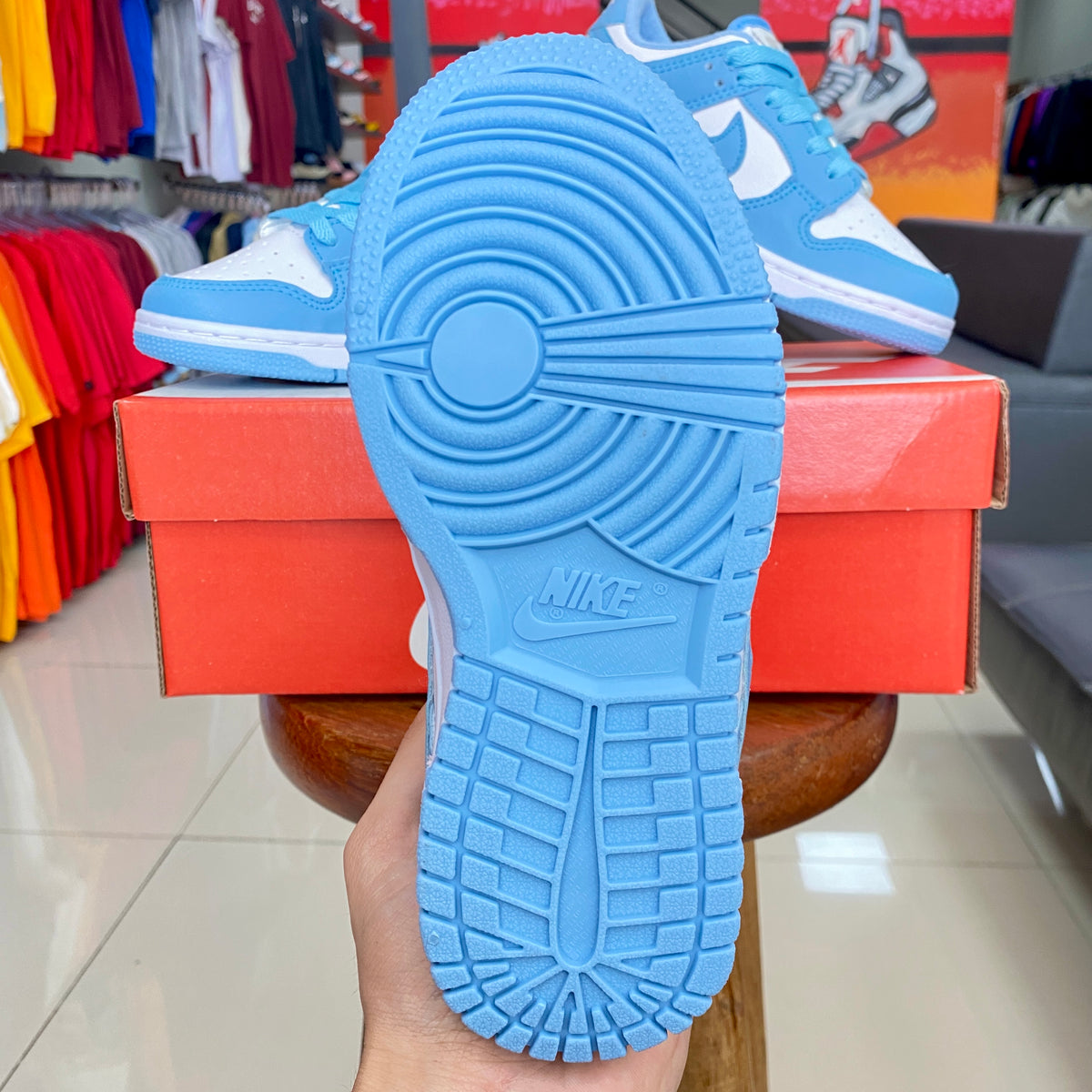Dunk Low Azul Pastel Infantil