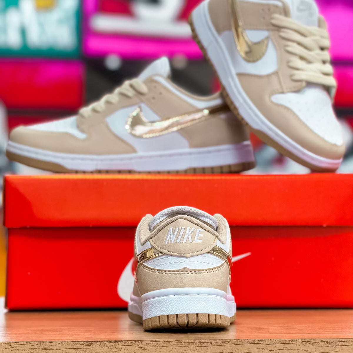 Dunk Low Dourado Infantil