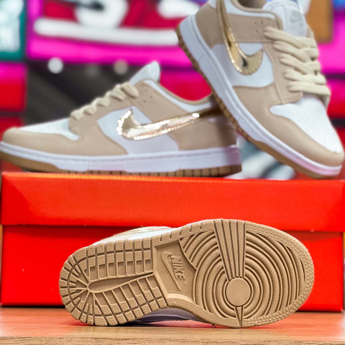 Dunk Low Dourado Infantil